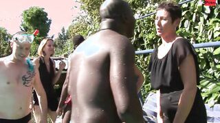 Long-Tittied Milfs Gotten Anal Action In Public Group Sex Sex Video