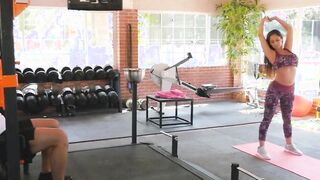 Puremature Athletic milf Banged! by Trainer in Home Gym