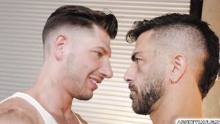 Hunk guy Adam Ramzi fucked Jordan Starr in the ass