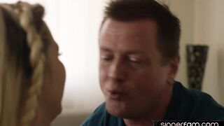 19yo stepdaughter fucked by stepdaddy in moist pussy