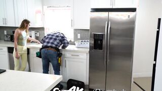 CUM4K Plumber give RECURRING Creampies as Payment
