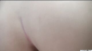 Long-booty blonde amateur Ashton Anderson makes a sex sex video
