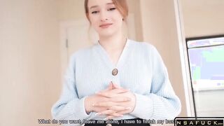 Stepsister Caught Jerking me off and Ask