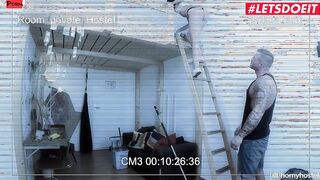 HORNYHOSTEL - Spanish women Anastasia Brokelyn Offers Her Good Hot Pussy To Janitor - LETSDOEIT