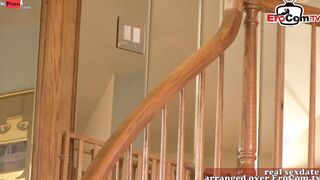 Interracial anal sex with a dark haired American teens chick
