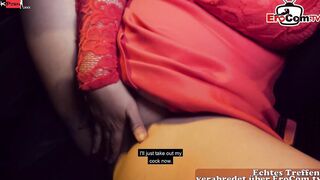 German Outdoors Agent fucks a sensual BBW Hoe outside
