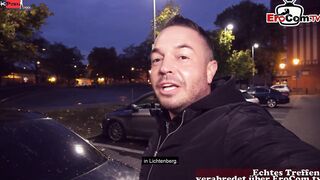 German Outdoors Agent fucks a sensual BBW Hoe outside
