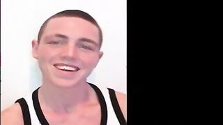 Twink with big cock named Mackenzie stroking in this video