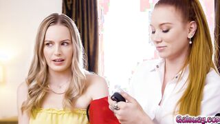 Madison takes care Scarlett in a much sensual way
