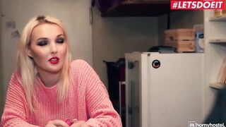 TURNED ON HOSTEL - Teen Skank Is Ready For Creampie From