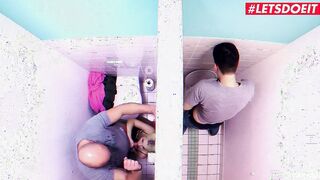 TURNED ON HOSTEL - Teen Skank Is Ready For Creampie From
