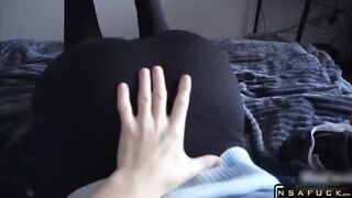 Babe gives Slobbering Deepthroat Blowjob