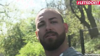 HORNYHOSTEL - (Stacy Bloom, Mr. Long Fat Dick) - Short Hair Dark Haired Picked Up And Screwed At The Hotel Full