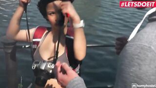 HORNYHOSTEL - (Stacy Bloom, Mr. Long Fat Dick) - Short Hair Dark Haired Picked Up And Screwed At The Hotel Full