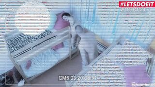 HORNYHOSTEL - (Stacy Bloom, Mr. Long Fat Dick) - Short Hair Dark Haired Picked Up And Screwed At The Hotel Full