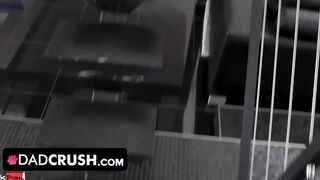 Dad Crush - Vulgar Step Father Fucks His two Latin Step Daughters For Stealing His Credit Card