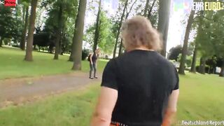AMATEUREURO - Bombshell Mature Blonde Picked Up For Hardcore Sex