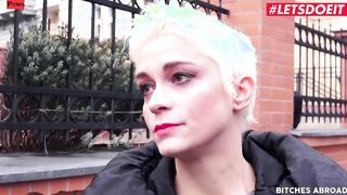 BITCHESABROAD - Long Hooters Blonde Mila Milan Convinces Driver To Keep Her Company - LETSDOEIT