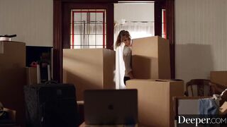 Deeper. Seductress Lena Paul gets spanked & boned intensely