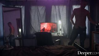 Deeper. Seductress Lena Paul gets spanked & boned intensely