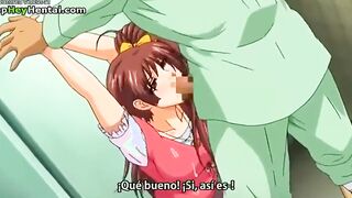 Horny babes with big tits get fucked hard
