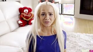 When Elsa Jean realizes that her stepbrother Van Wylde getting Valentines and she getting none, she takes his cards and