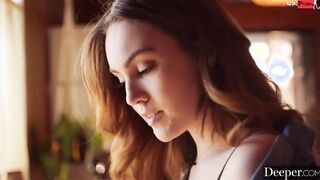 Deeper. Bombshell Freya knows how to gotten her mans full