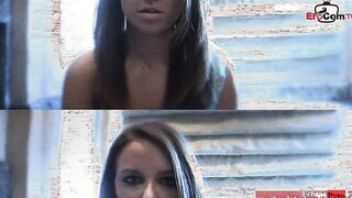 Petite hairy dark haired Teenie with small boobs want the gigantic cock