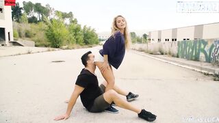 MAMACITAZ - Slender Women Sofi Goldfinger Is Super Sexy Vulgar For The Giant Dick Inside Public