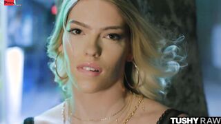 TUSHYRAW Slim Blonde loves nothing more than to gape