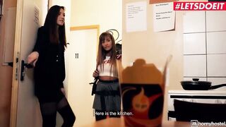 HORNYHOSTEL - Long Ass beauty Surprise Sex With Hostel Guest Full Scene
