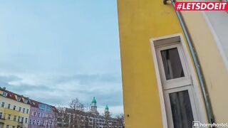 HORNYHOSTEL - Long Ass beauty Surprise Sex With Hostel Guest Full Scene