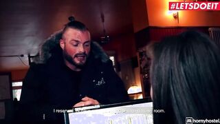 HORNYHOSTEL - Long Ass beauty Surprise Sex With Hostel Guest Full Scene
