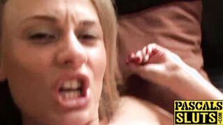 Pascal helps beautiful brunette Carmel to reach an orgasm