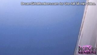 Horny Coed Masturbates In The Shower