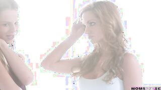 Johnny Castle is banged! up with two sprained wrists. He's being taken care of by his step sister Jillian Janson,