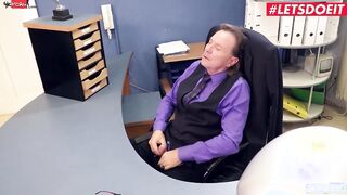 LETSDOEIT - Scarlett Scott Getting Cock From Bored Boss At