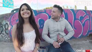 MAMACITAZ - (Alberto Blanco, Francys Belle, Nikol) - Amateur 19 Yo Exhibitionist Banged Hard Inside Outdoors By A Gigantic Latino Dick