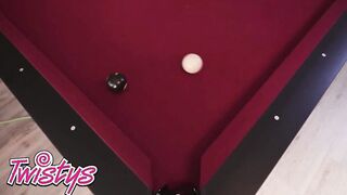 Twistys - Lena Paul, Eliza Ibarra sissor on the pool table
