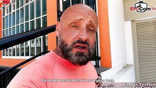 German thin cougar flirt at date and got banged!
