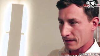 SKINNY SPORTY GERMAN mom SEDUCED FROM BARKEEPER