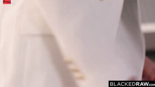 BLACKEDRAW Anal-hungry Maitland Ward getting big black dick Gangbanged