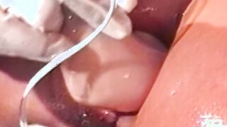 Lesbians turn their party into rough orgy with lots of anal