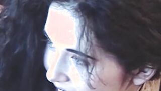 Submissive lesbian gagged and spanked by domina