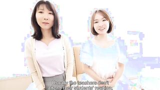 Miss Aya Oukura brings her older teacher Ms Madoka Ohnishi to play