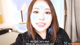 Office bimbos Miss Rion Kouda comes to an interview to become our onlyfan