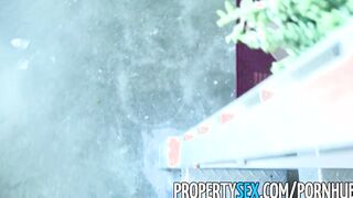PropertySex - Horny Couch Surfing Traveler Takes Advantage of Man