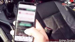 Slim 18yo german Teenie pick up at the street for