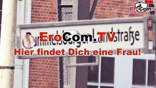 Slim 18yo german Teenie pick up at the street for