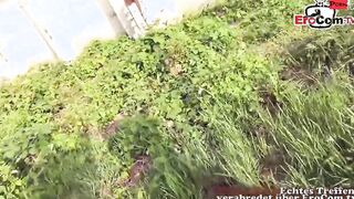 Slim 18yo german Teenie pick up at the street for